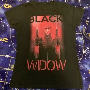 Marvel Superhero Girl Power Black Widow Shirt